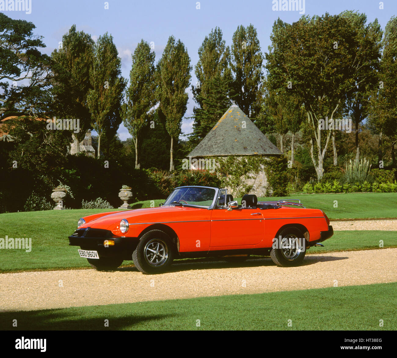 1980 MG B Roadster. Artist: Unknown. Stock Photo