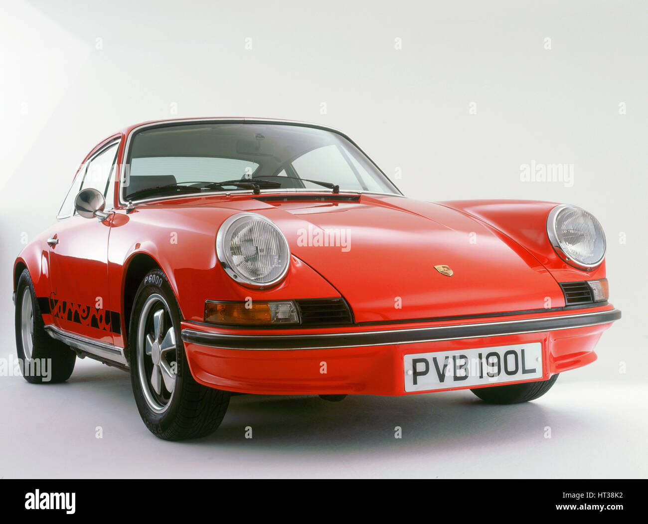 1973 Porsche 911 Carrera RS. Artist: Unknown. Stock Photo