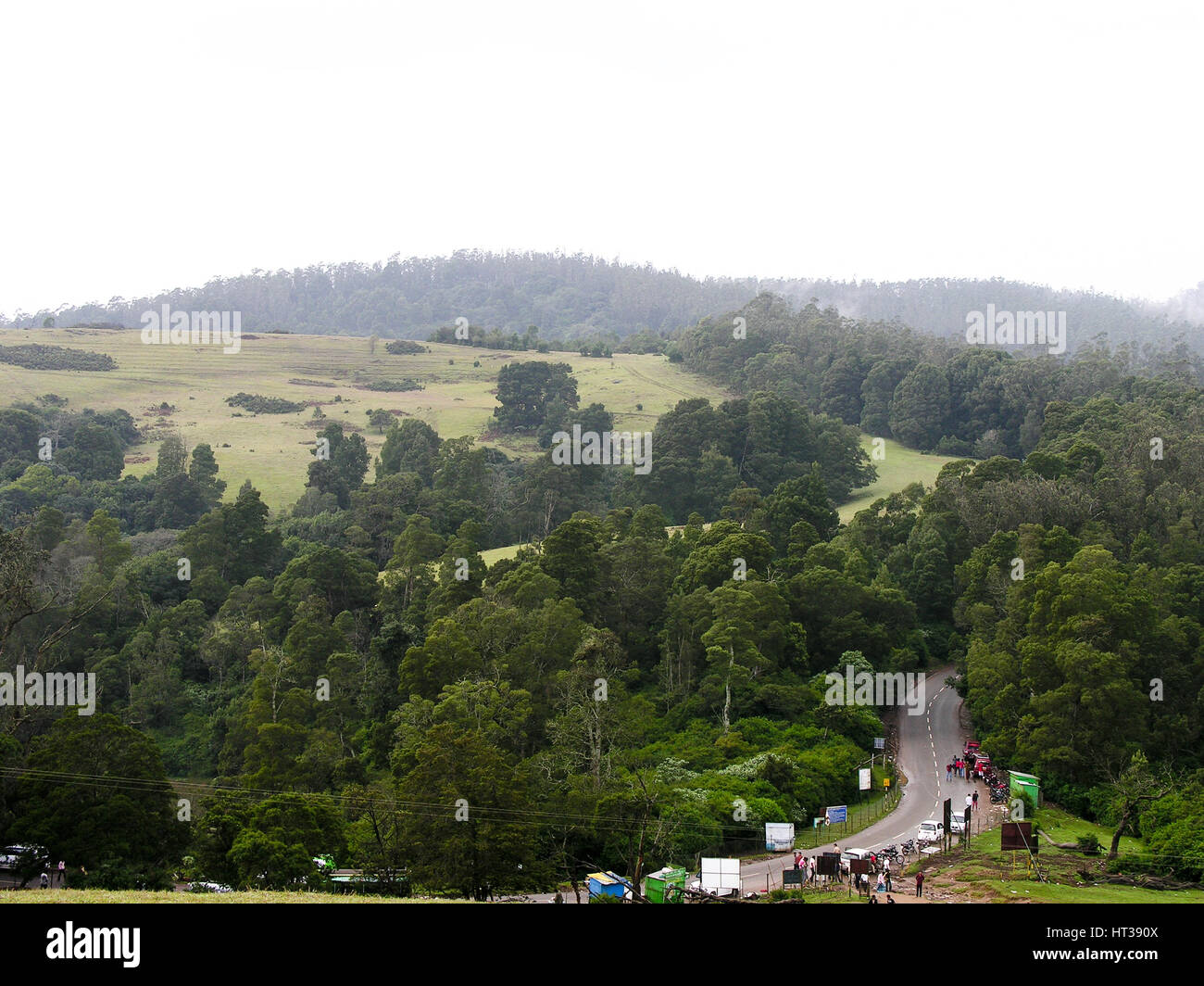 Ooty mountain peaks Stock Photo Alamy