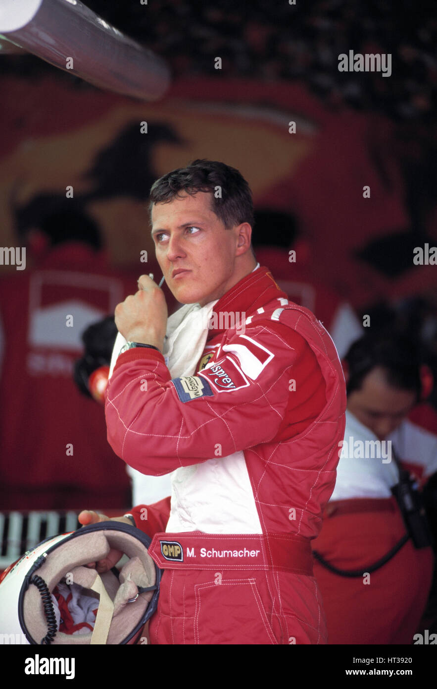 Michael Schumacher. Artist: Unknown. Stock Photo