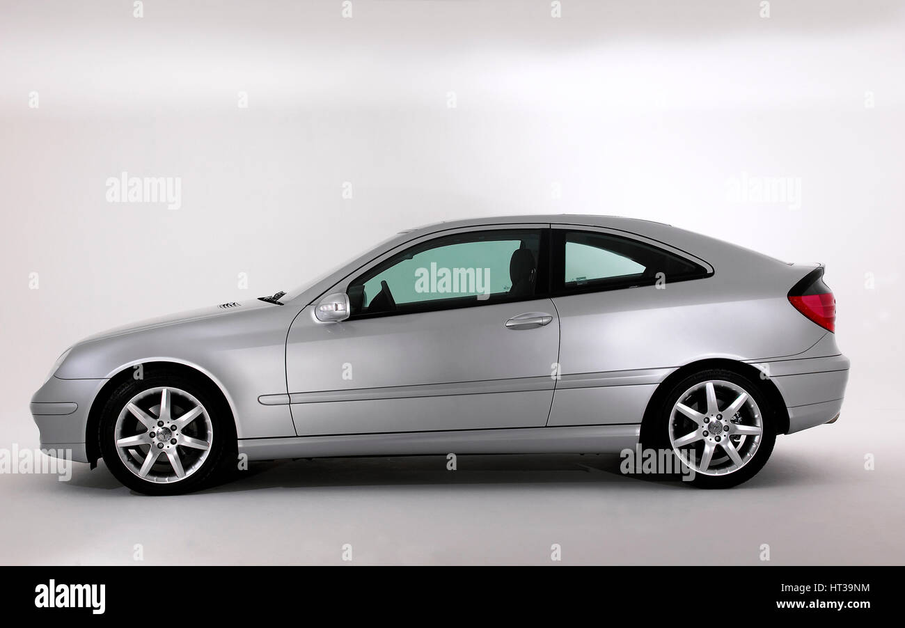 2003 Mercedes Benz C200k Coupe. Artist: Unknown Stock Photo - Alamy