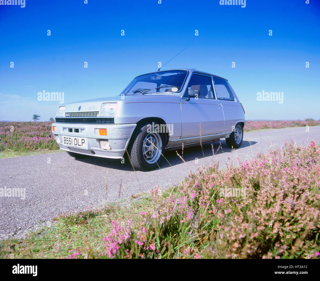 1985 Renault 5 Le Car Turbo. Artist: Unknown. Stock Photo