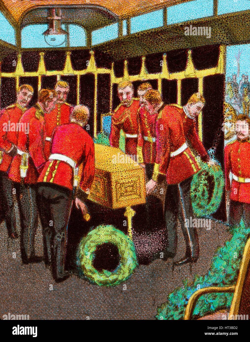 Queen victoria funeral coffin hires stock photography and images Alamy