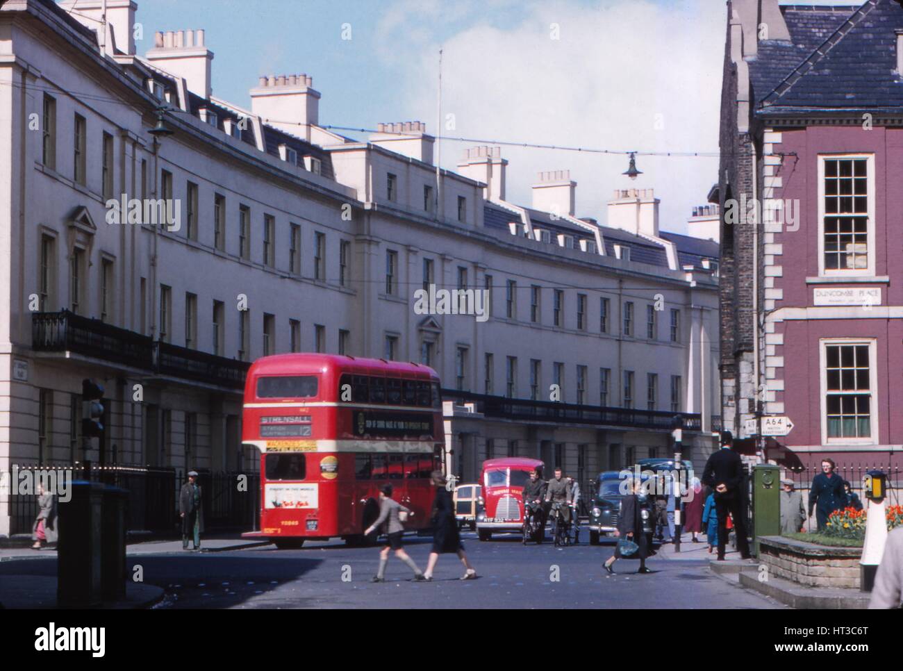 Street Scene, York, 1958. Artist: CM Dixon. Stock Photo