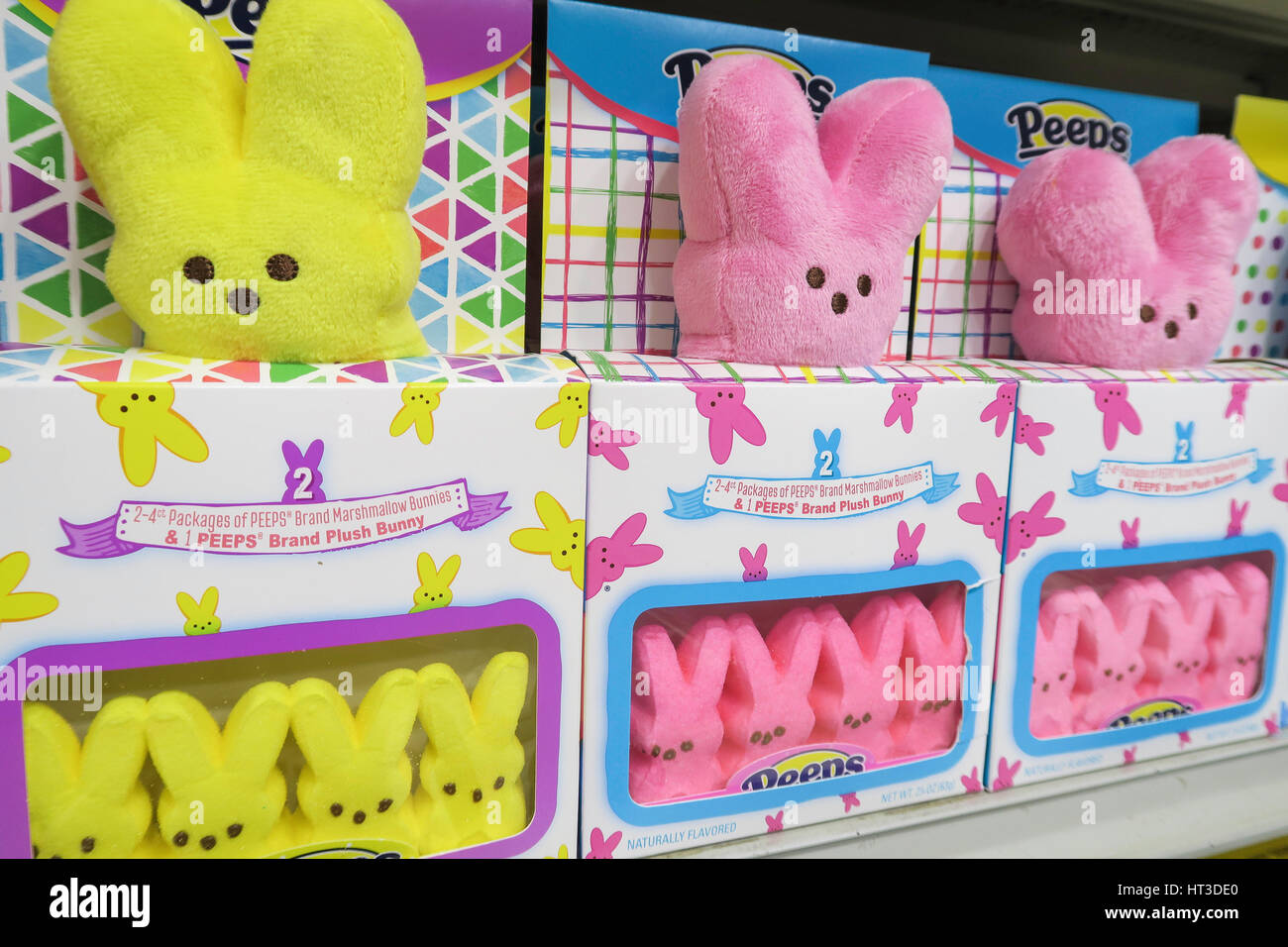 Easter Candy Display at Kmart, NYC, USA Stock Photo Alamy