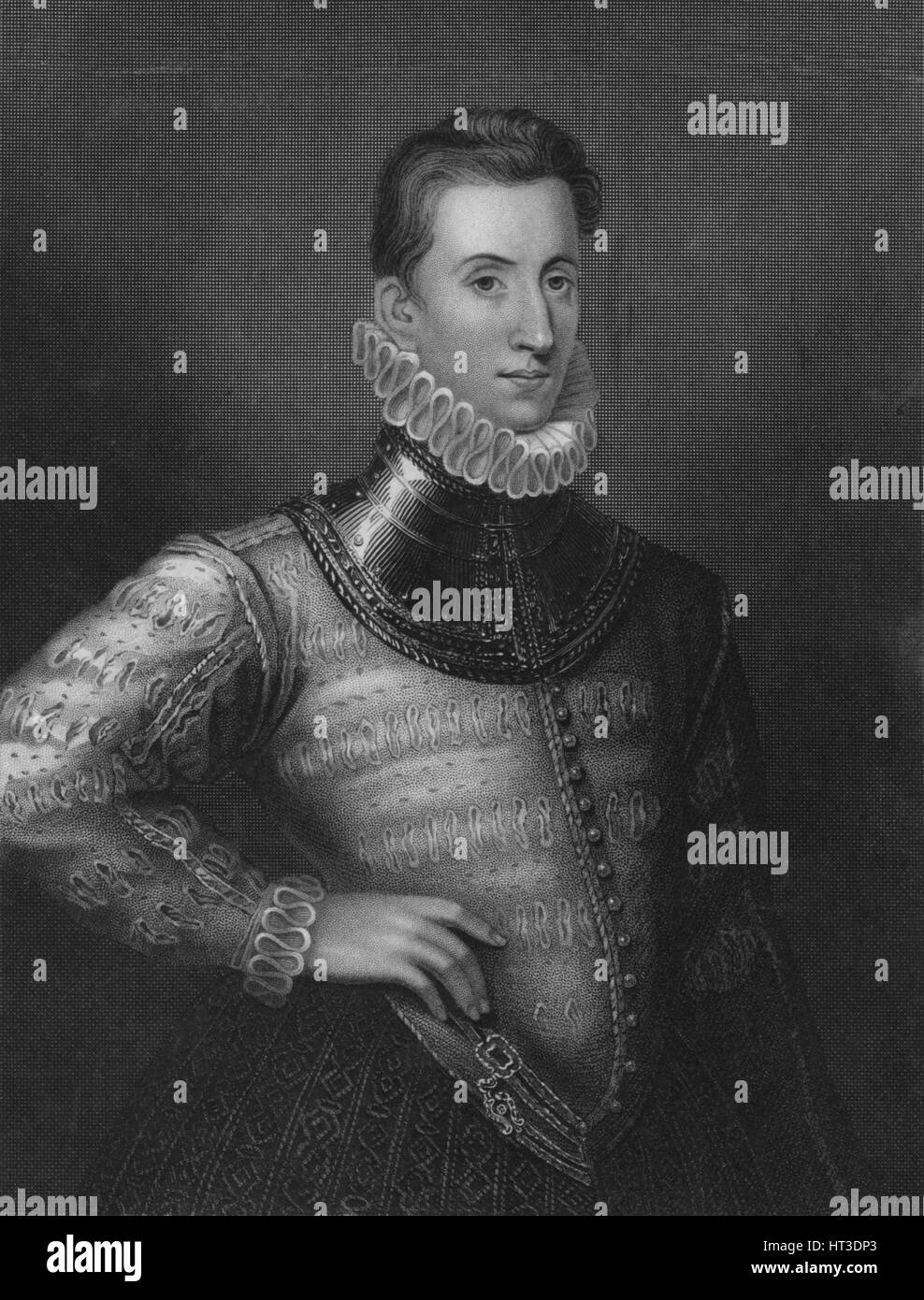 'Sir Philip Sidney', c1578, (1838).  Creator: Henry Robinson. Stock Photo