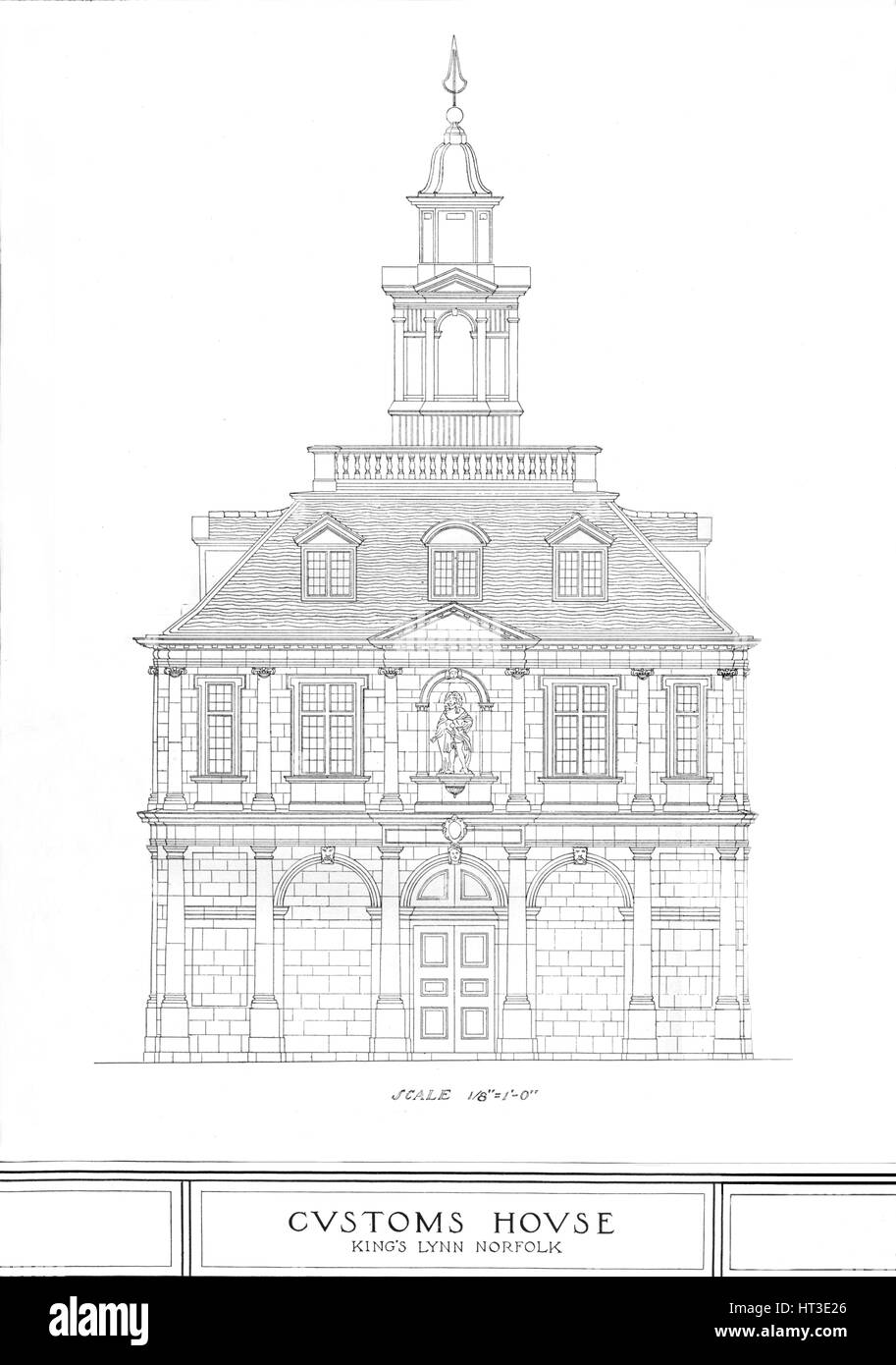 Customs house king's lynn Black and White Stock Photos & Images Alamy