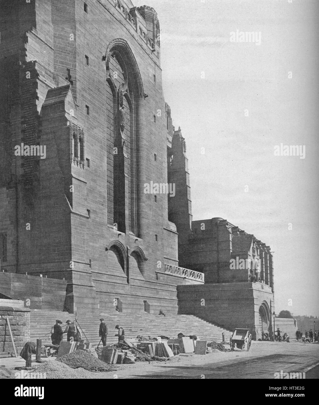 Southeast transept, Liverpool Cathedral, 1926. Artist: Unknown. Stock Photo