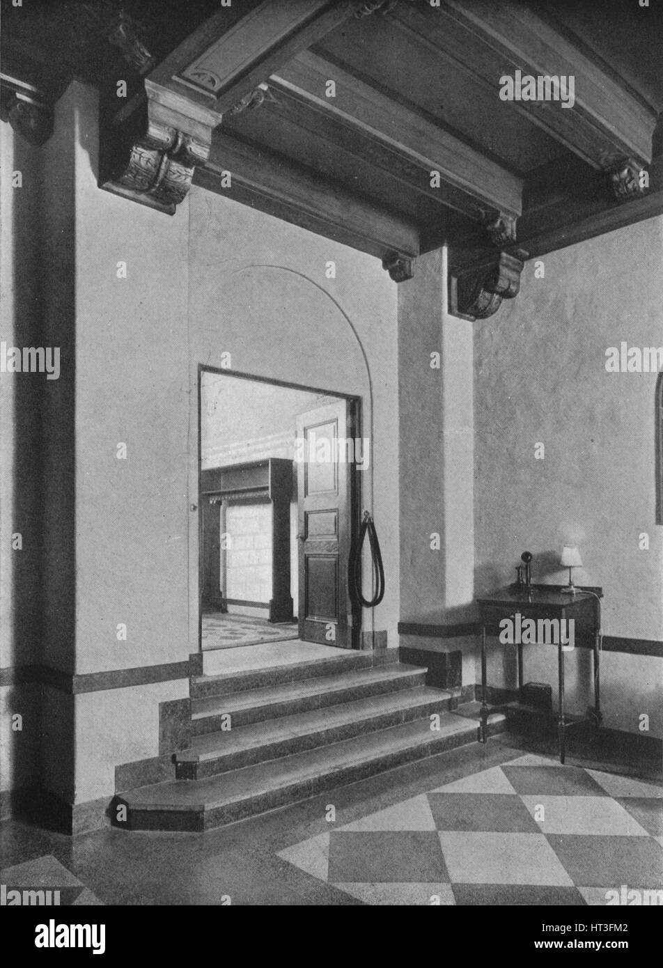 Entrance to south-east dining room, the Fraternity Clubs Building, New York City, 1924. Artist: Unknown. Stock Photo