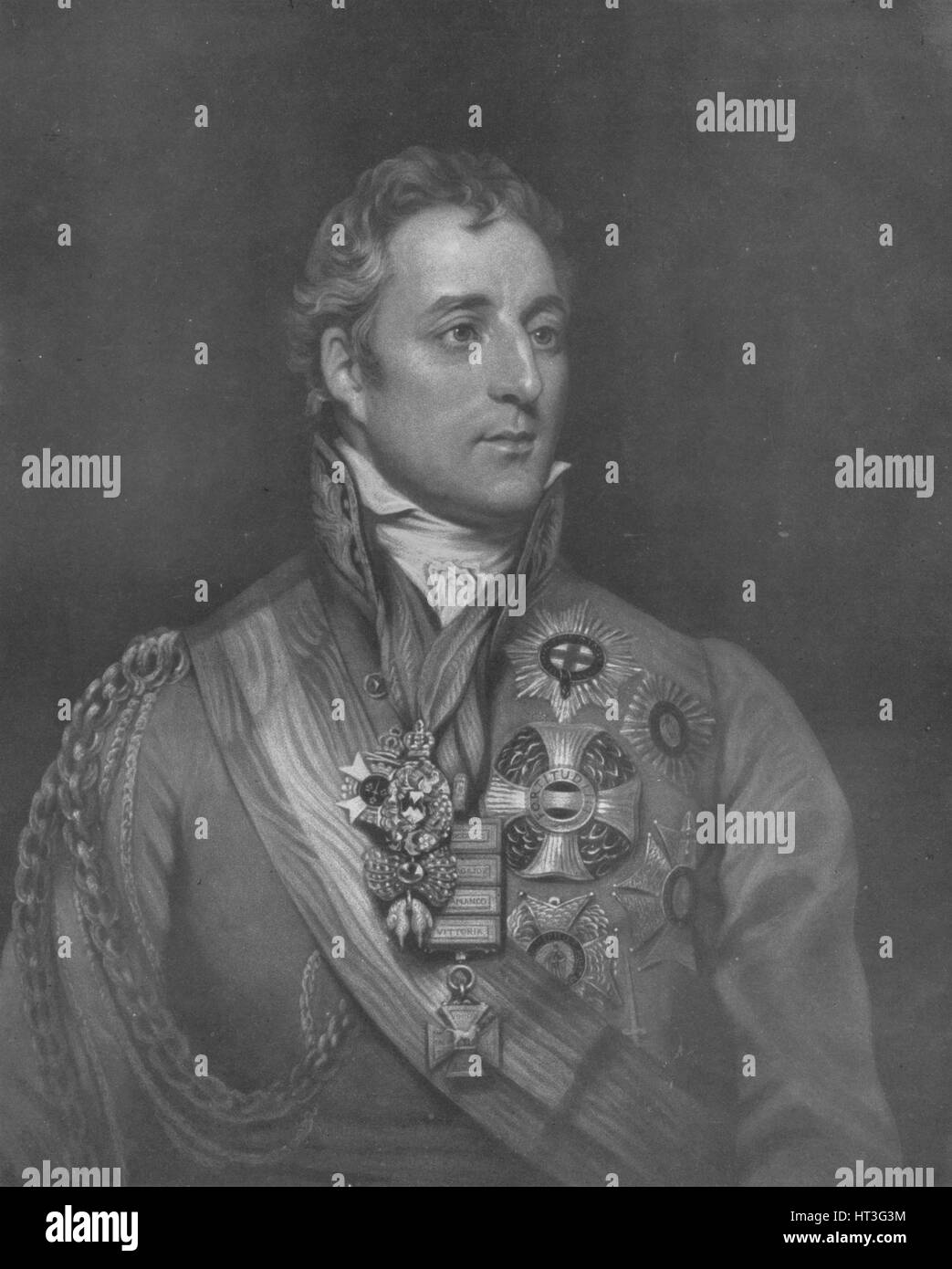 'The Duke of Wellington', c1780-1830, (1909). Artist: William Say. Stock Photo