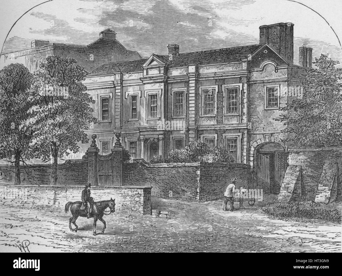 'Cromwell's House, Highgate', 1890. Artist: Unknown. Stock Photo