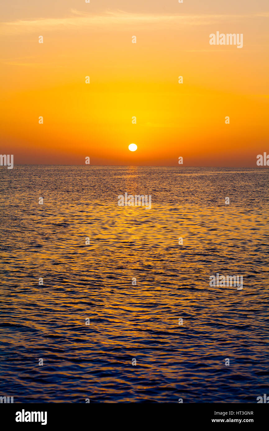 Beautiful sunset above sea nature hi-res stock photography and images ...