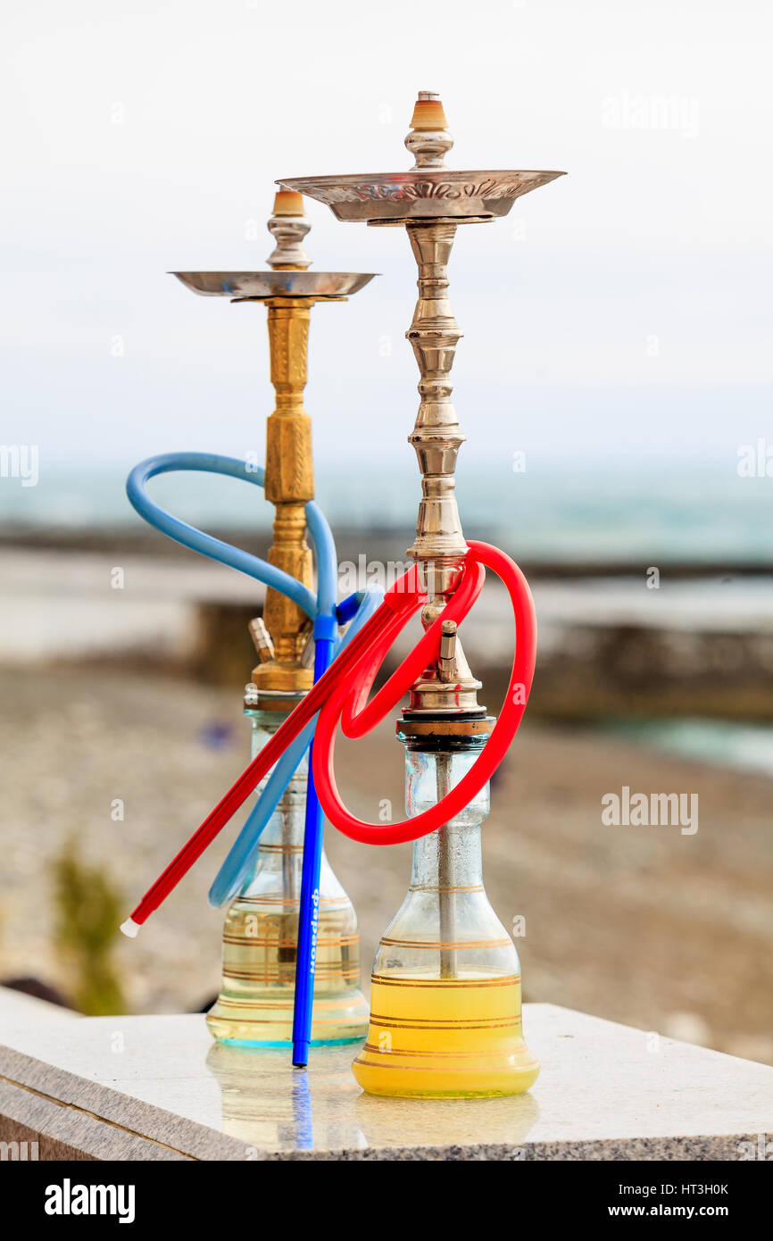 Hookah. Shisha. Water pipe smoking Stock Photo - Alamy