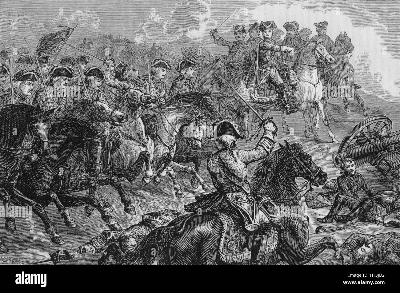 Battle of dettingen 1743 Black and White Stock Photos & Images - Alamy