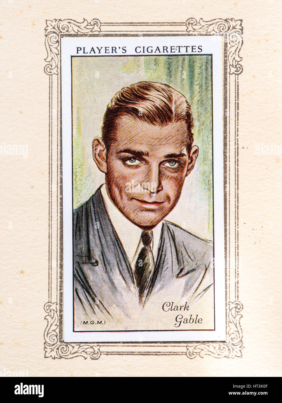 Clark Gable, 1934. Artist: Unknown. Stock Photo