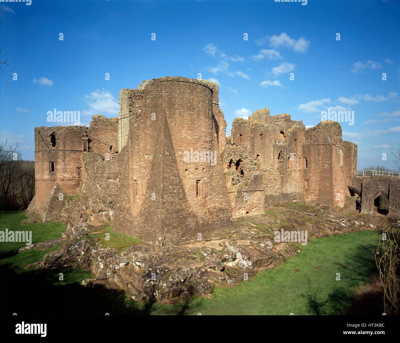 Goodrich Castle, c1990-2010. Artist: Unknown. Stock Photo