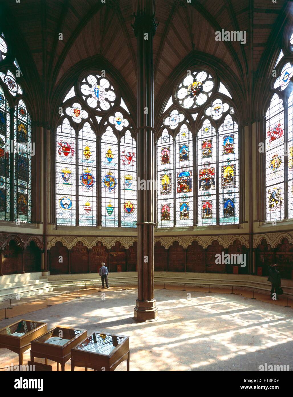 Westminster Abbey: Chapter House, c1990-2010. Artist: Unknown. Stock Photo