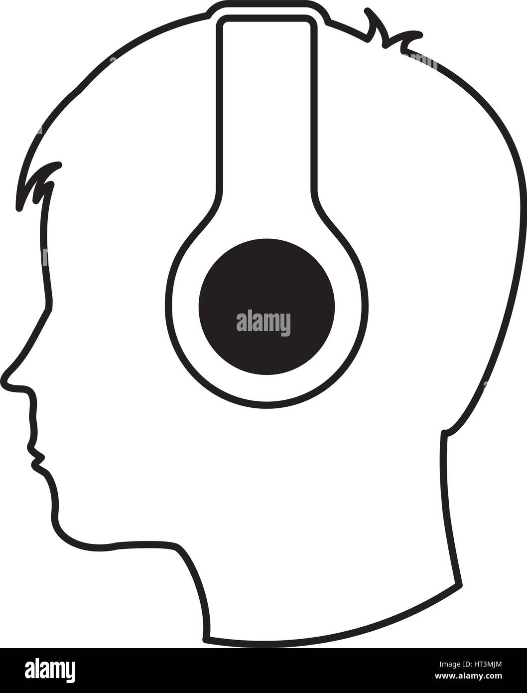 Human Side Profile Vector High Resolution Stock Photography And Images Alamy
