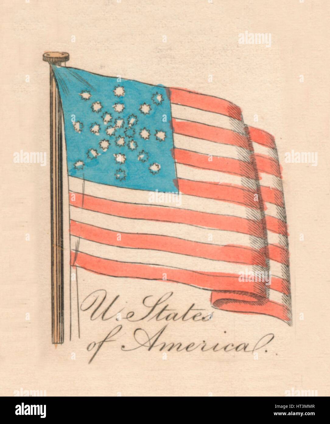 'United States of America', 1838. Artist: Unknown Stock Photo - Alamy