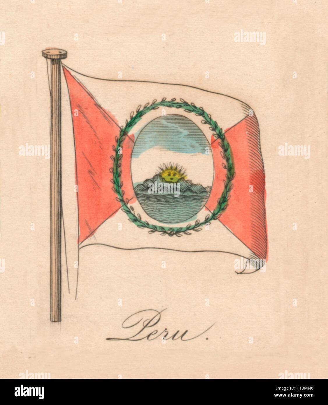 'Peru', 1838. Artist Unknown Stock Photo Alamy