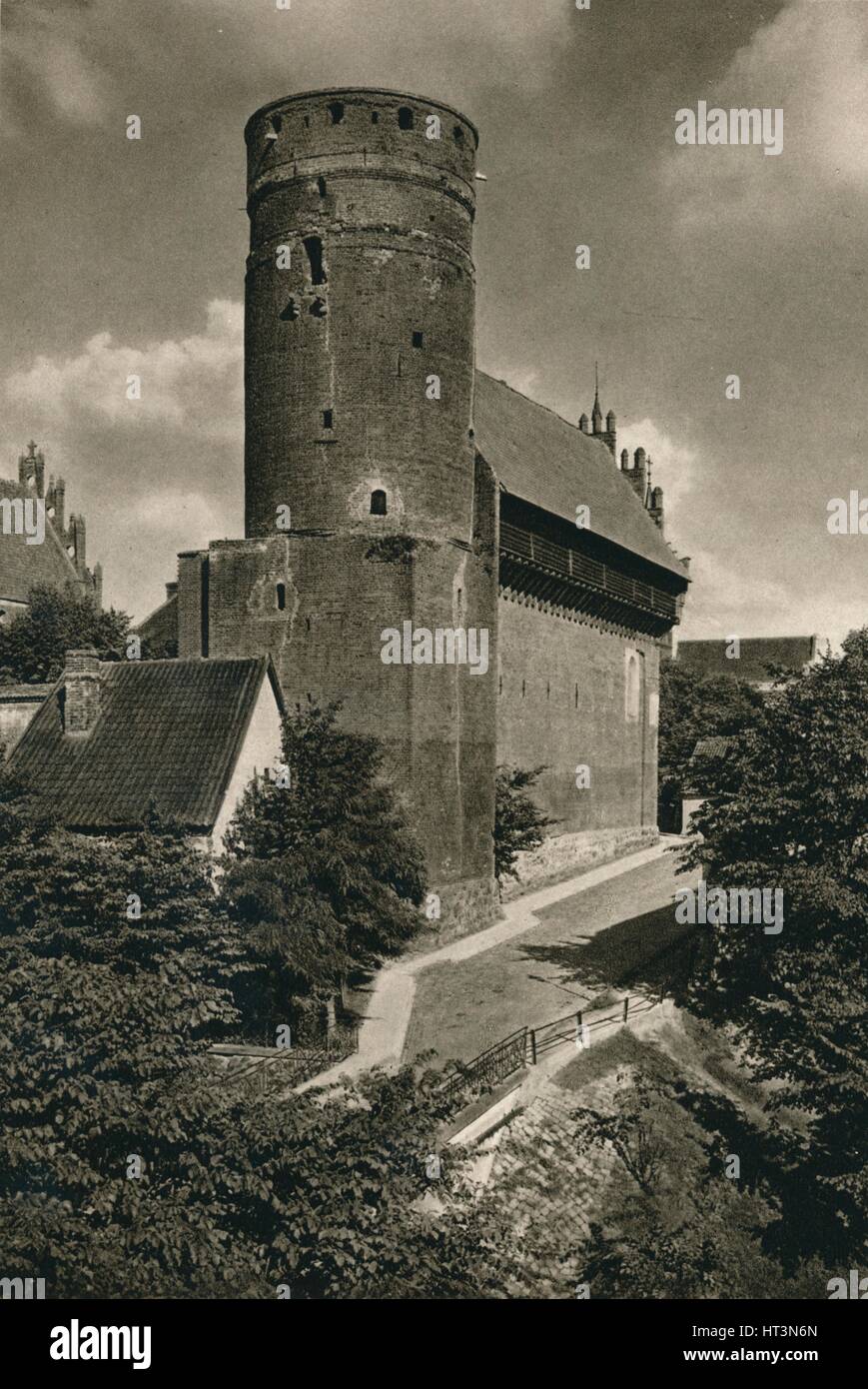 'Allenstein (Ostpreussen) - Odrdensschloss', 1931. Artist: Kurt Hielscher. Stock Photo