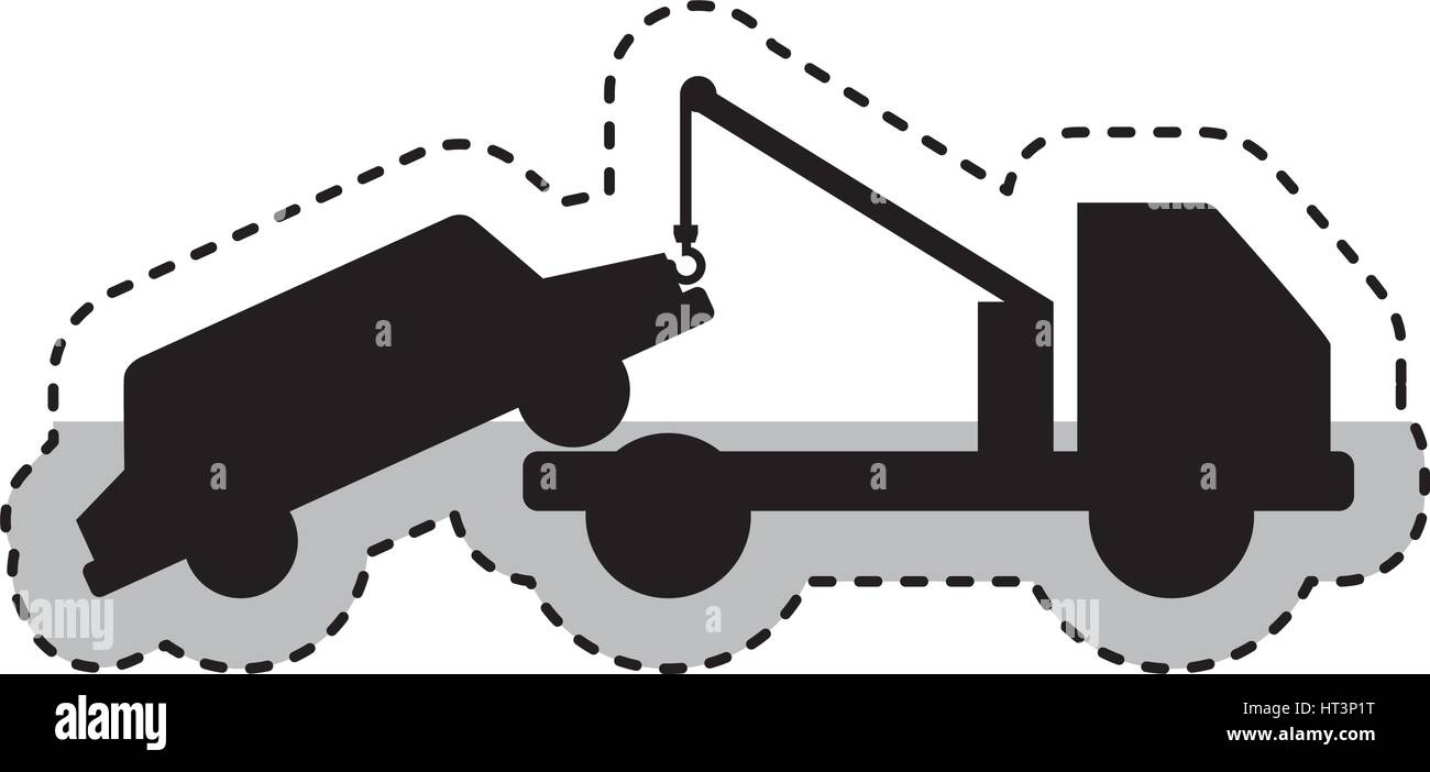 crane service truck icon Stock Vector Image & Art - Alamy