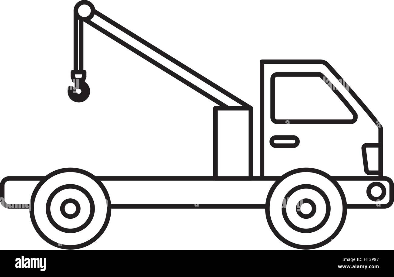 crane service truck icon Stock Vector Image & Art - Alamy