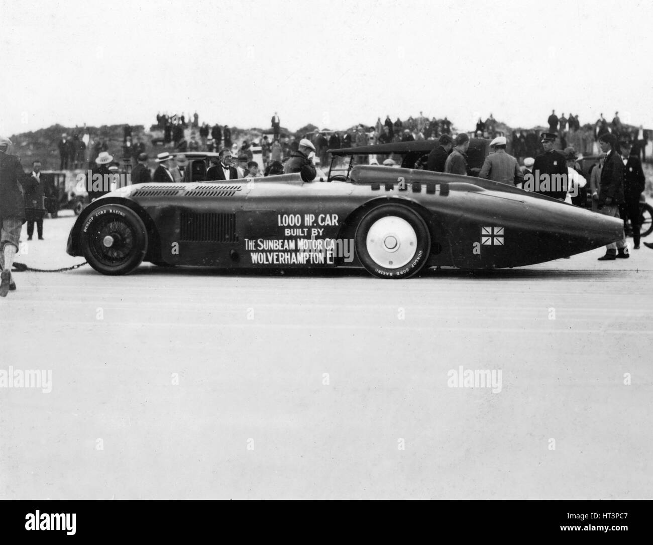 Sunbeam 1000hp World Land speed record attempt at Daytona 1927 Artist