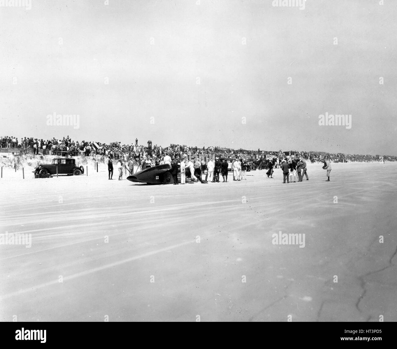 Sunbeam 1000hp World Land speed record attempt at Daytona 1927 Artist
