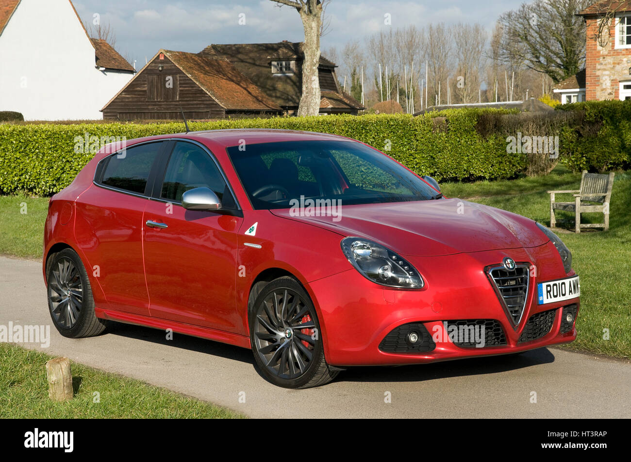 2010 Alfa Romeo Giulietta 1750 Cloverleaf Artist: Unknown. Stock Photo