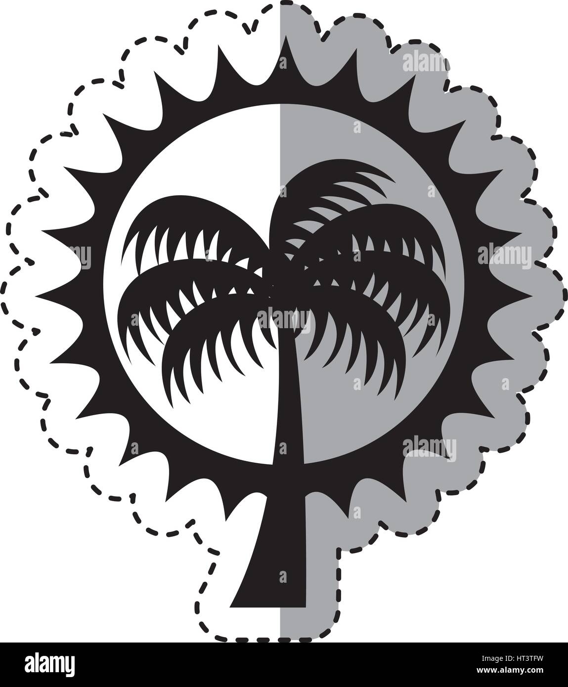 tree palm isolated icon Stock Vector Image & Art - Alamy