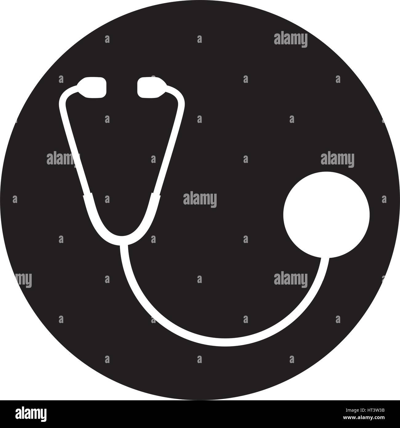 stethoscope medical isolated icon Stock Vector Image & Art - Alamy