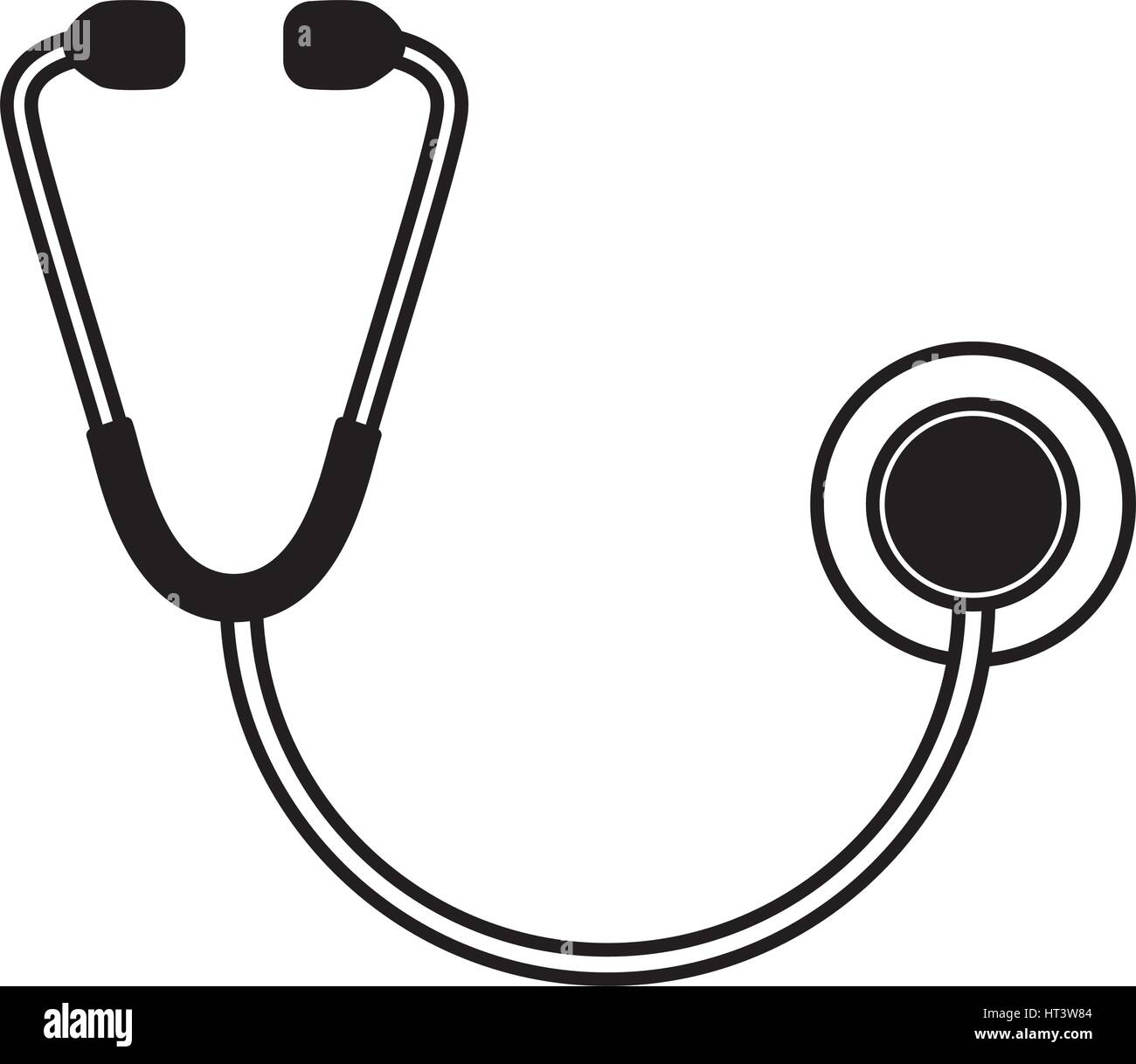 stethoscope medical isolated icon Stock Vector Image & Art - Alamy