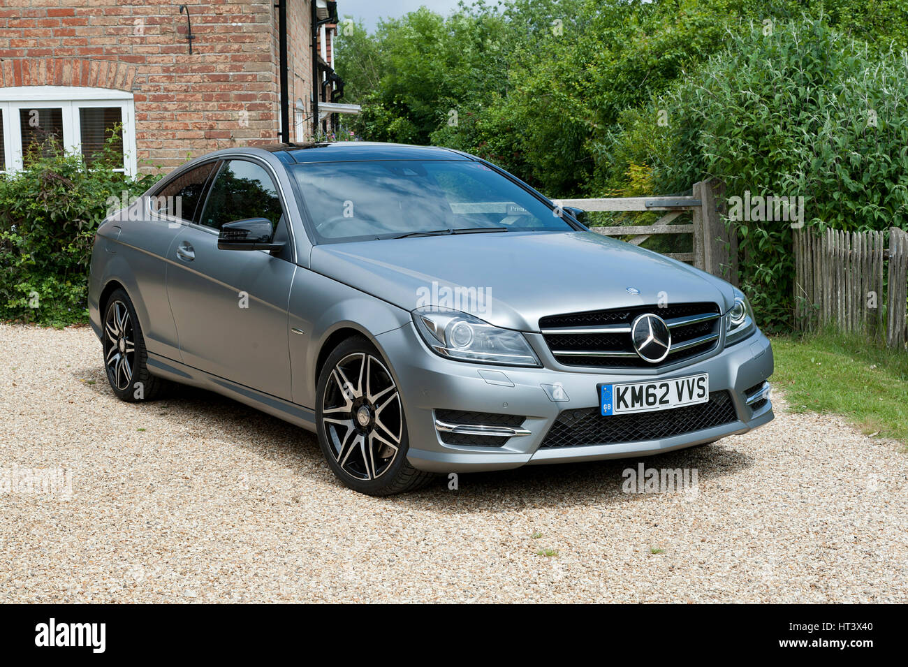 2013 Mercedes Benz C250 Cdi Coupe Amg Sport Artist Unknown Stock Photo Alamy