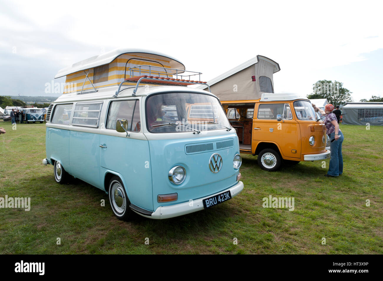 Volkswagen camper van at V Dub Island event, Isle of Wight 2013 Artist