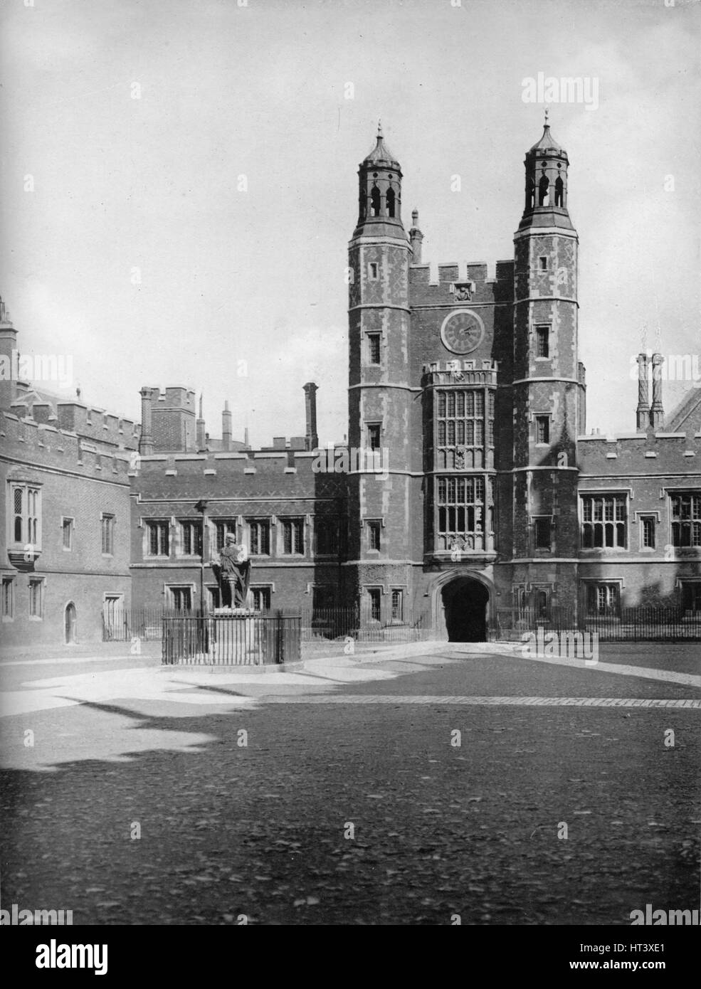 'School Yard and Lupton's Tower', 1926. Artist: Unknown. Stock Photo