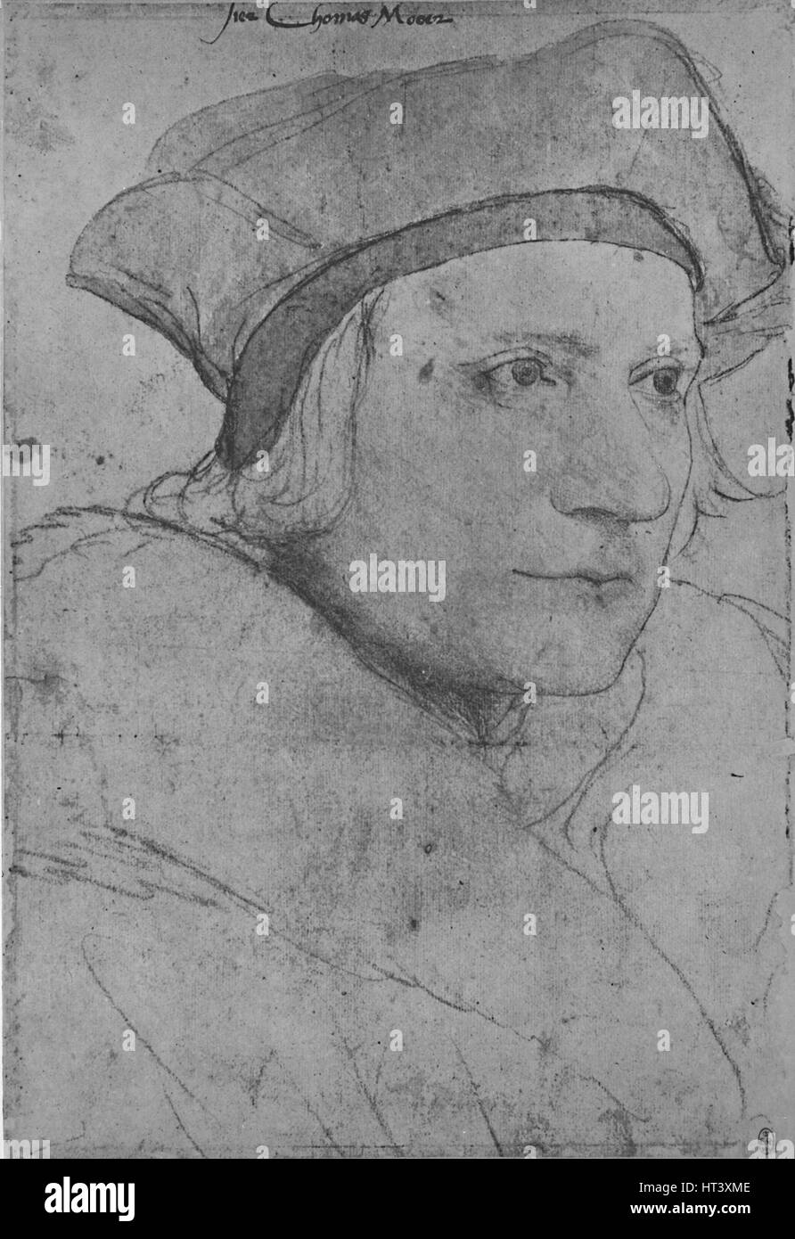 'Sir Thomas More', 1526-1527 (1945). Artist: Hans Holbein the Younger. Stock Photo