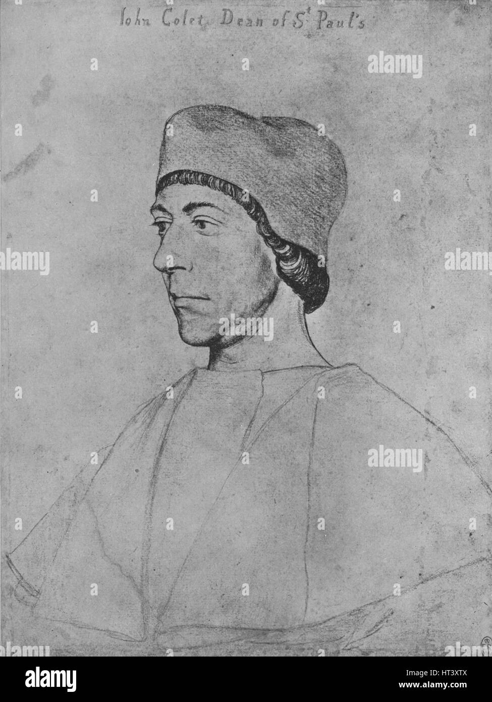 'John Colet', c1535 (1945). Artist: Hans Holbein the Younger. Stock Photo