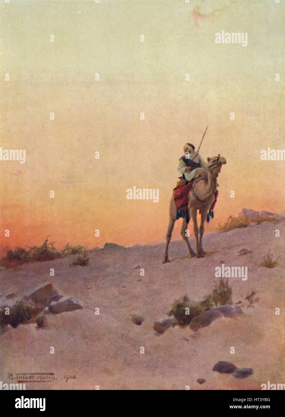 'A Desert Scout', c1880, (1904). Artist: Robert George Talbot Kelly. Stock Photo