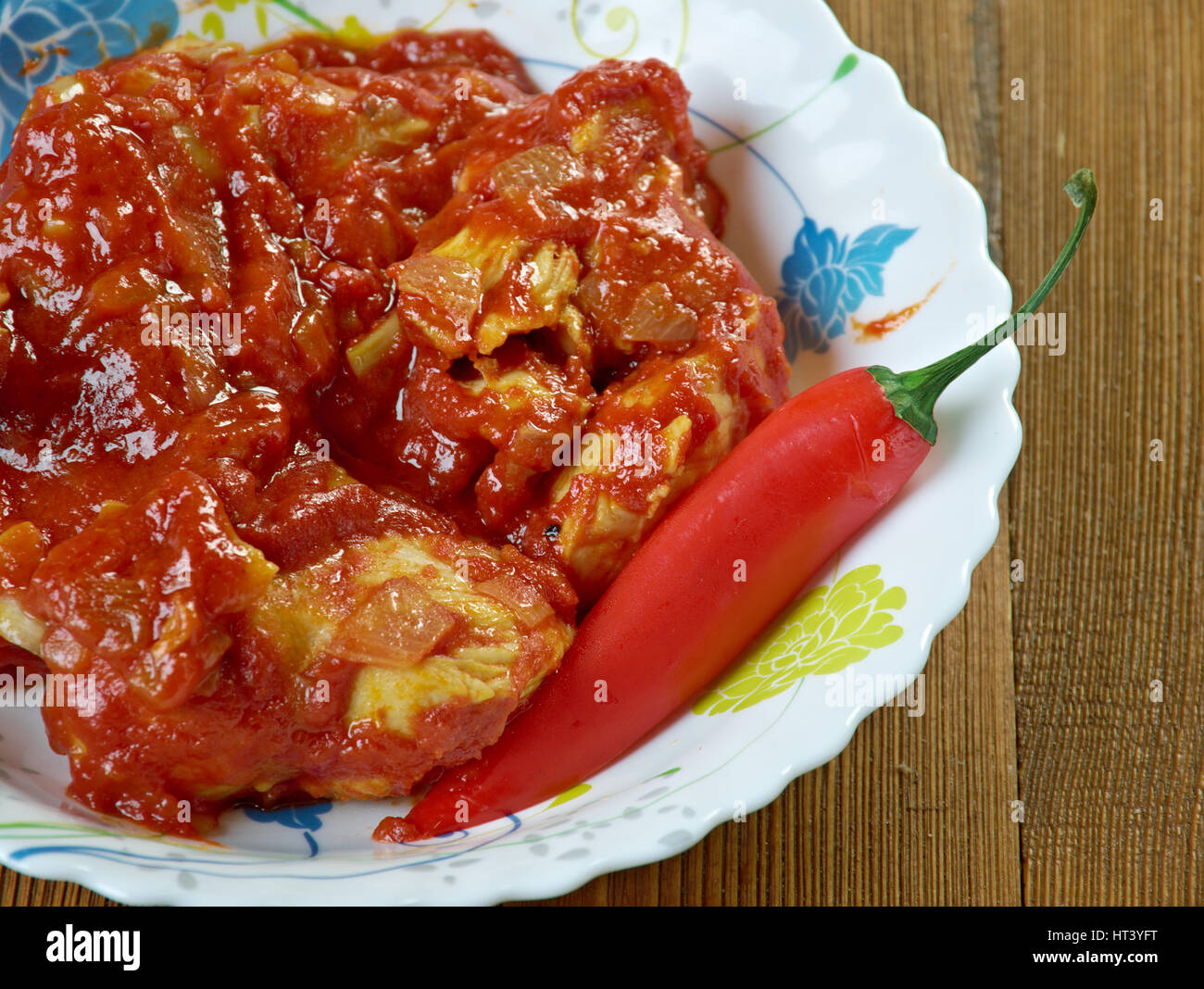 cape malay chicken curry South Africa dish Stock Photo Alamy