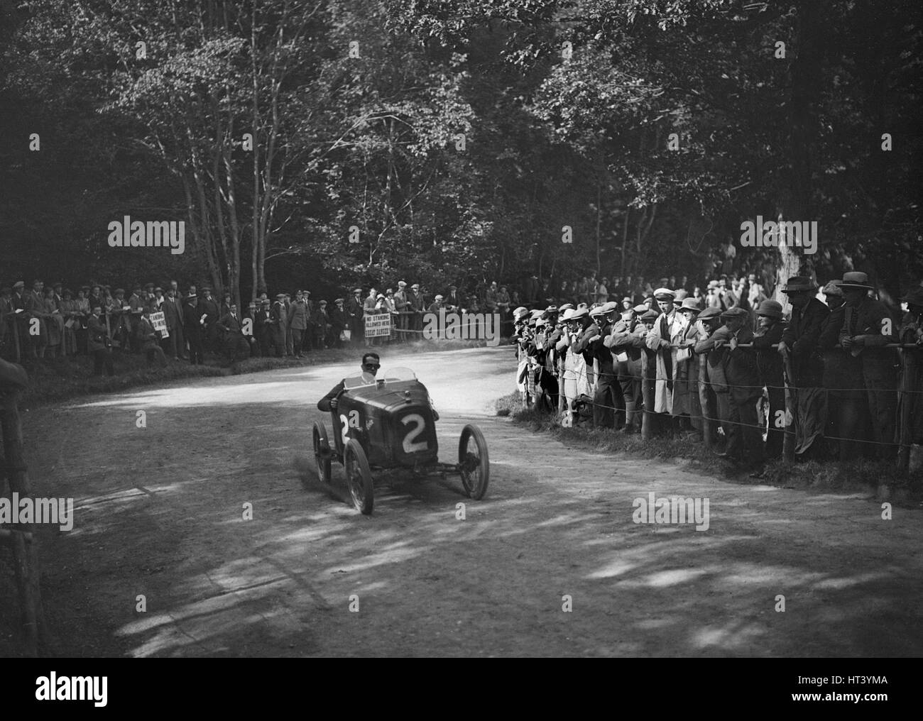 Works Austin 7 of Arthur Waite competing in the MAC Shelsley Walsh Hillclimb, Worcestershire, 1923. Artist: Bill Brunell. Stock Photo