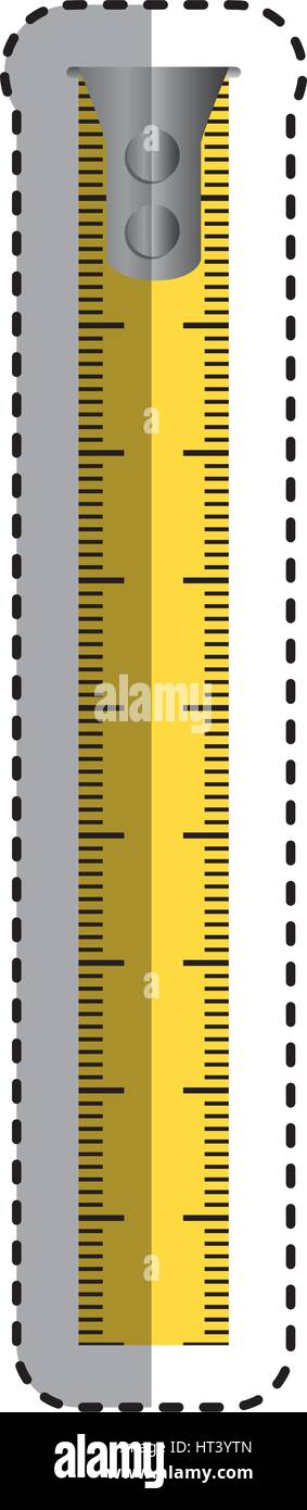 tape measure isolated icon Stock Vector Image & Art - Alamy