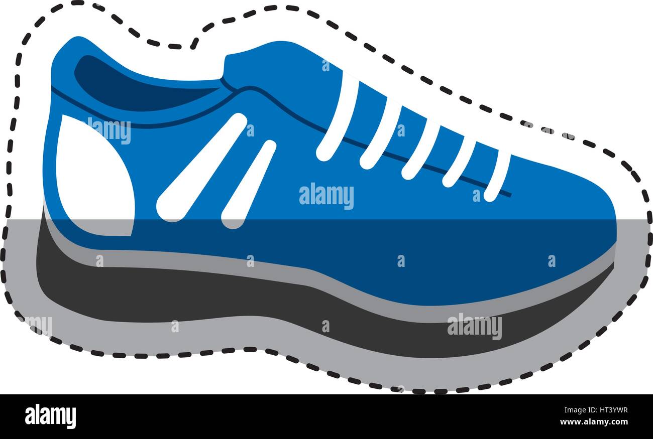 Tennis shoes Stock Vector Images - Alamy