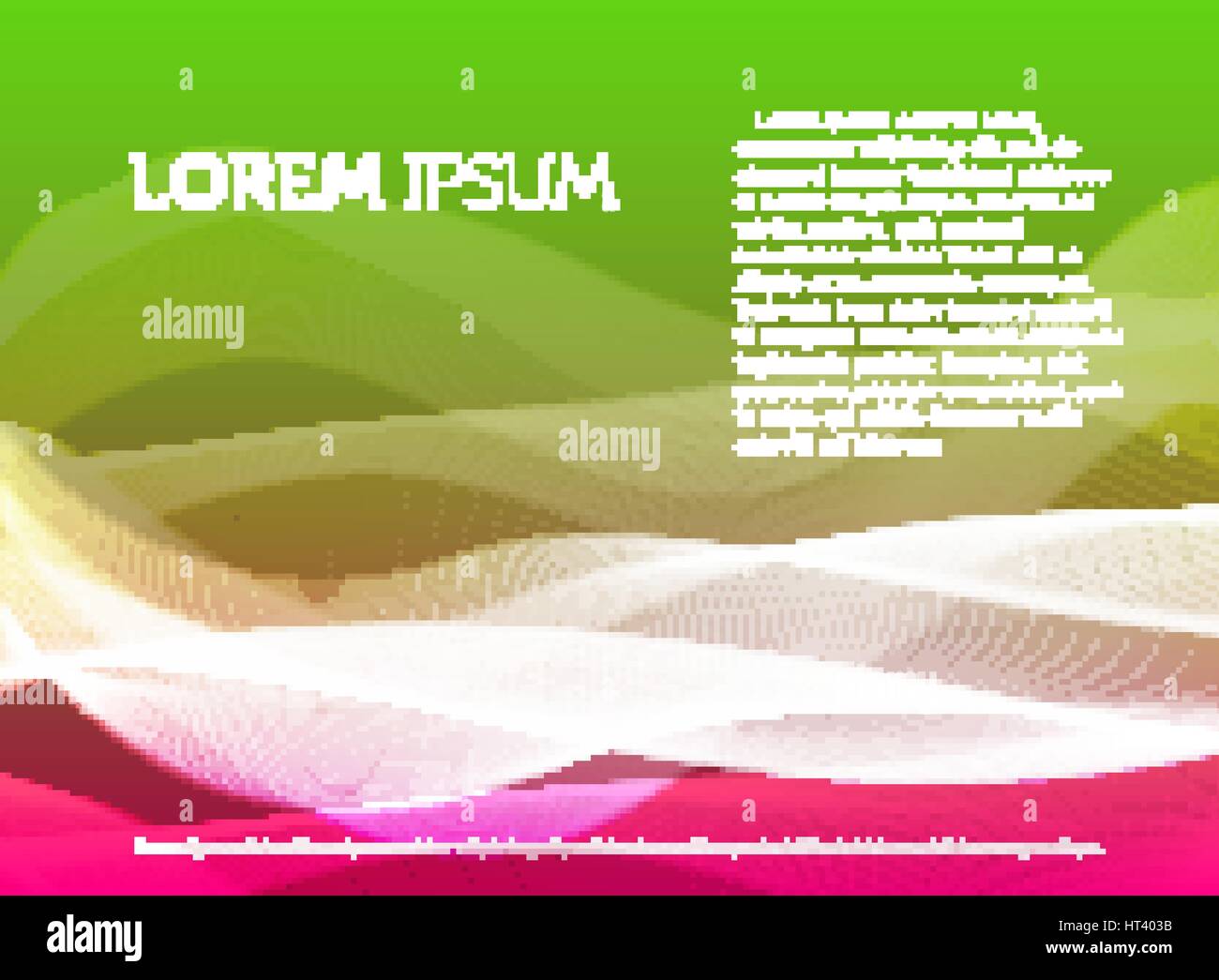Abstract colorful background with wavy lines and smoke effect vector ...
