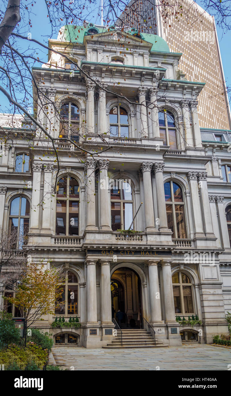 Old City Hall - Boston, Massachusetts, USA Stock Photo