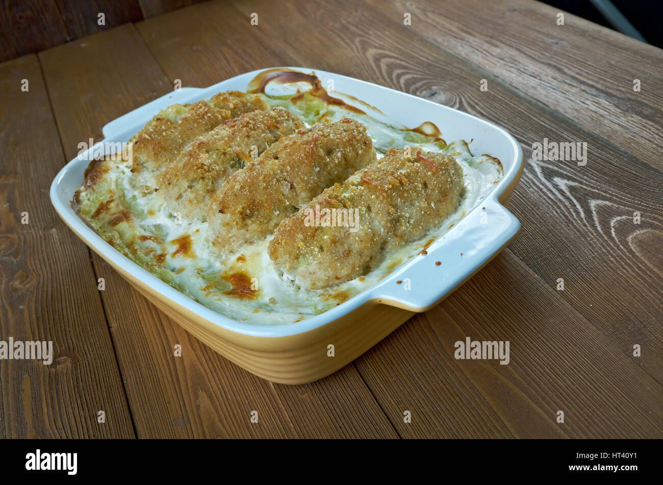 Fish Stick Casserole - fast-to-assemble fish and potato casserole Stock