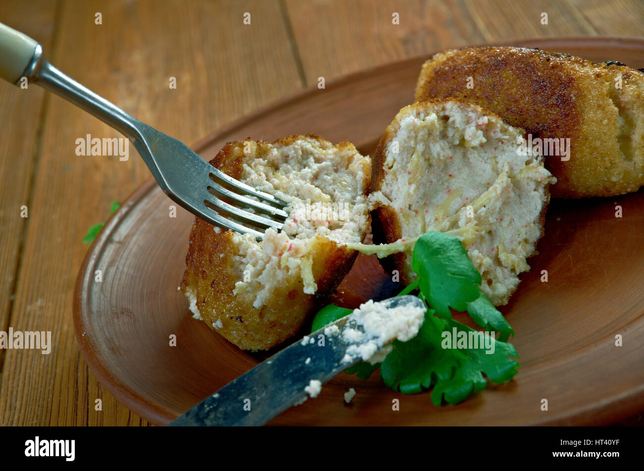Icelandic Seafood Guinness Beer Battered Cod Fillet Stock Photo - Alamy