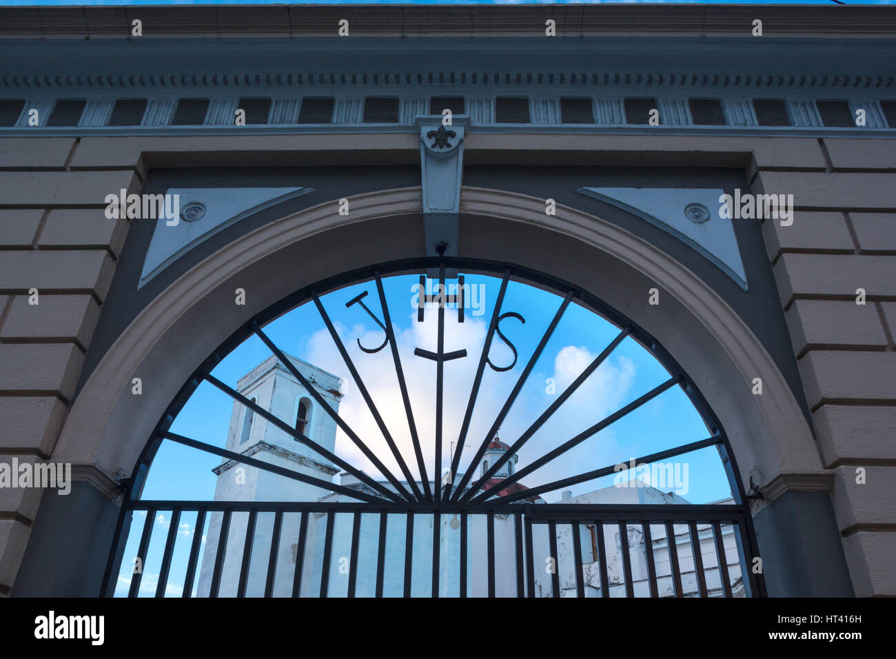 ARCHWAY CATEDRAL METROPOLITANA BASILICA DE SAN JUAN BAUTISTA OLD SAN ...