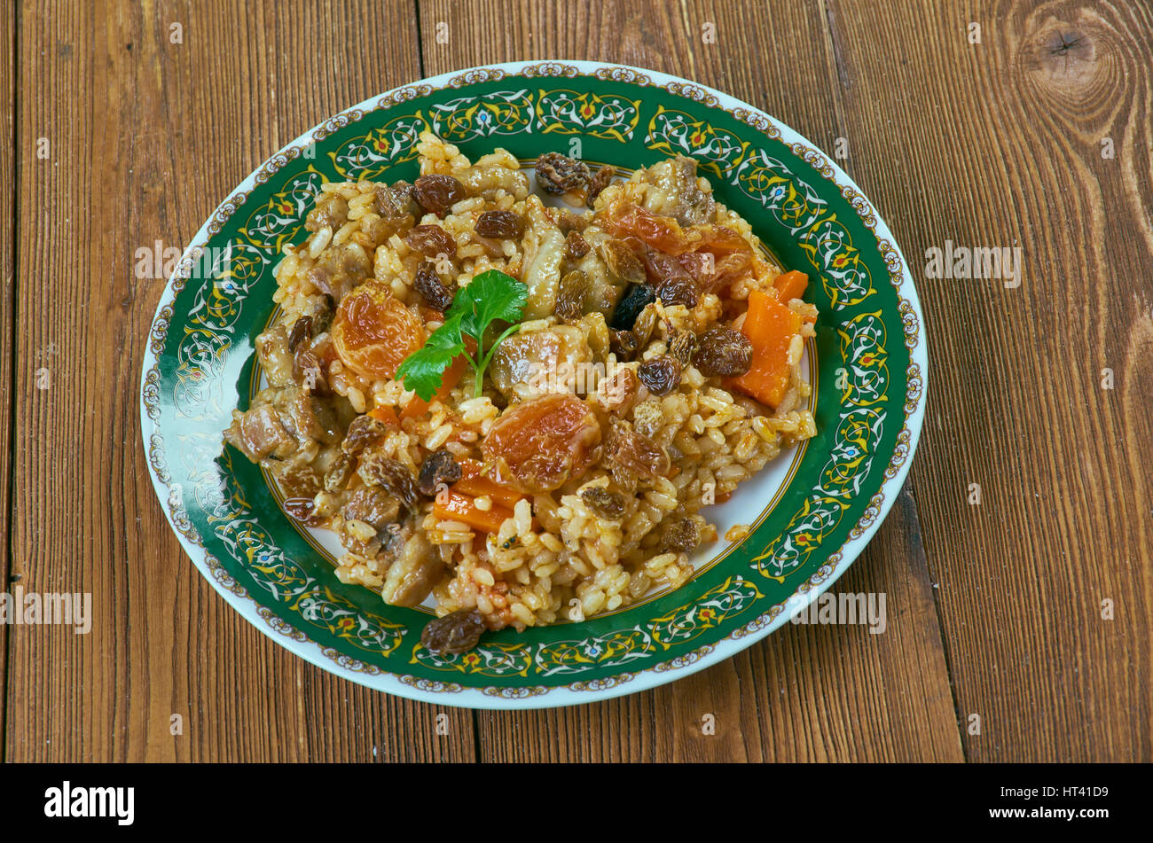tursu qovurma plov Azerbaijan pilaf Stock Photo Alamy