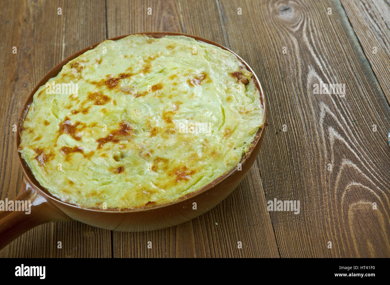 Tunisian PotatoMeat Pie.African cuisine Stock Photo Alamy